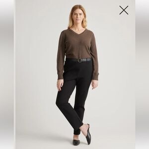 Quince Ultra-Stretch Ponte Straight Leg 4-Pocket Pants